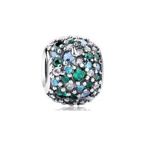 925 Sterling Silver Green Garden Charm